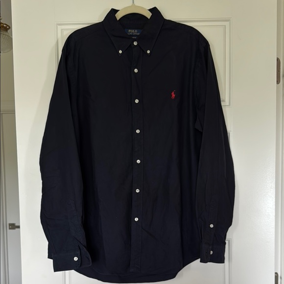 Polo by Ralph Lauren Navy Blue Casual Button Down Shirt - Picture 1 of 5